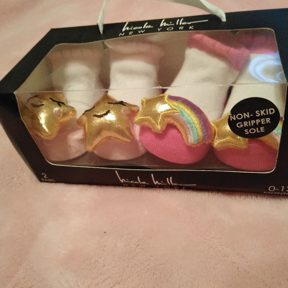 Baby girl sock set
